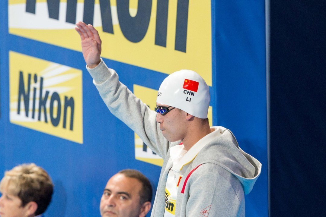 Li Zhuhao Ties Chinese Record in 100 Fly in 51.24
